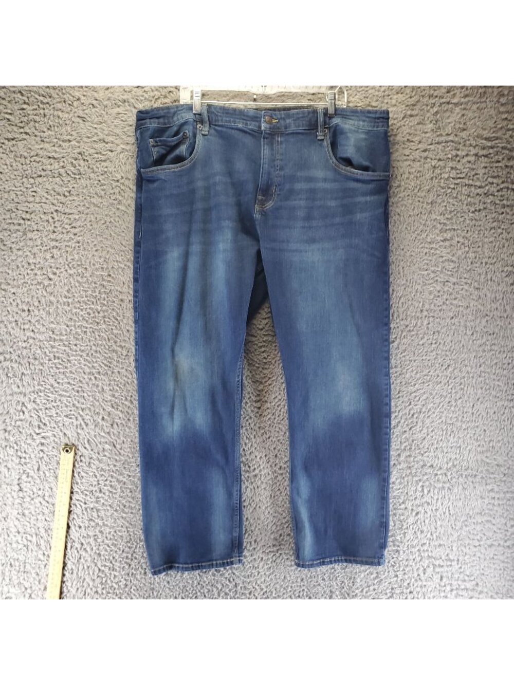 The Foundry Jeans Mens 44x30 Blue Advance Flex 360 Stretch Straight Denim *Read*